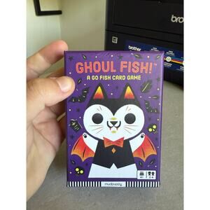 Mudpuppy Halloween Ghoul Fish Go Fish game - Brand new in box